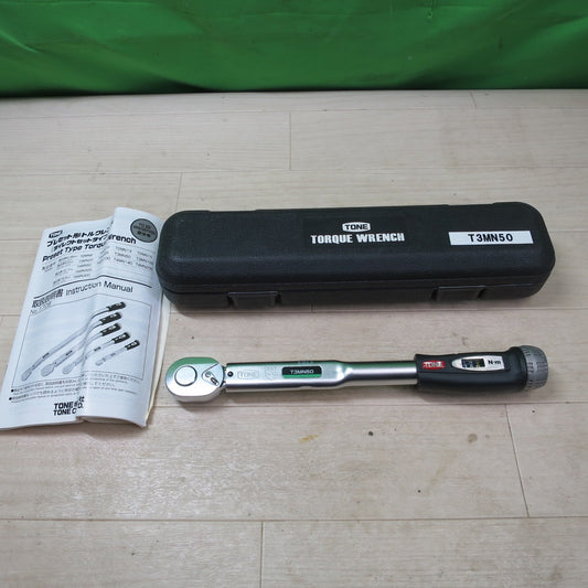 [送料無料] キレイ☆TONE トネ プレセット形 トルクレンチ T3MN50 ダイレクト セット タイプ ハンド ツール 工具 道具☆