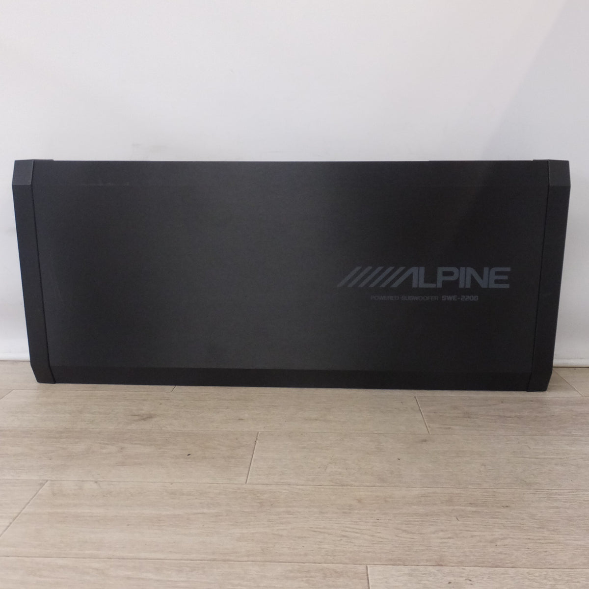 [送料無料] 岐阜発 現状品★アルパイン ALPINE パワードサブウーファー SWE-2200　DRIVE POWERED WOOFER★