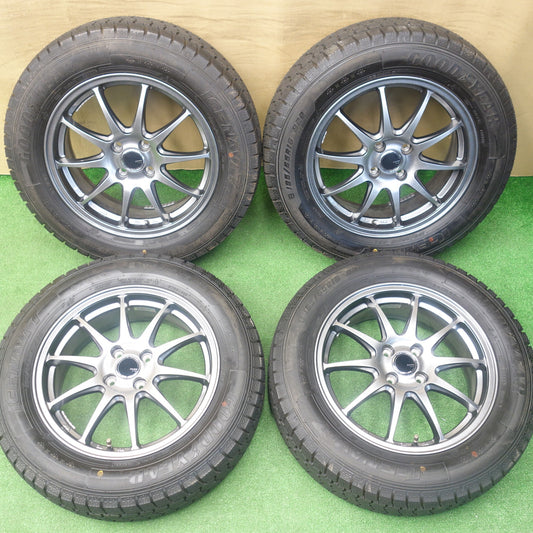 ほぼ未使用！キレイ★スタッドレス 195/65R16 グッドイヤー アイスナビ7 ZACK JP-202 MONZA ザック モンツァ 16インチ PCD100/4H★6020702KTス