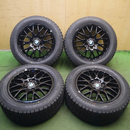 タイヤほぼ未使用！21年★BMW 3シリーズ 純正 205/55R16 スタッドレス ダンロップ WM02 PCD120/5H★3122505Hス
