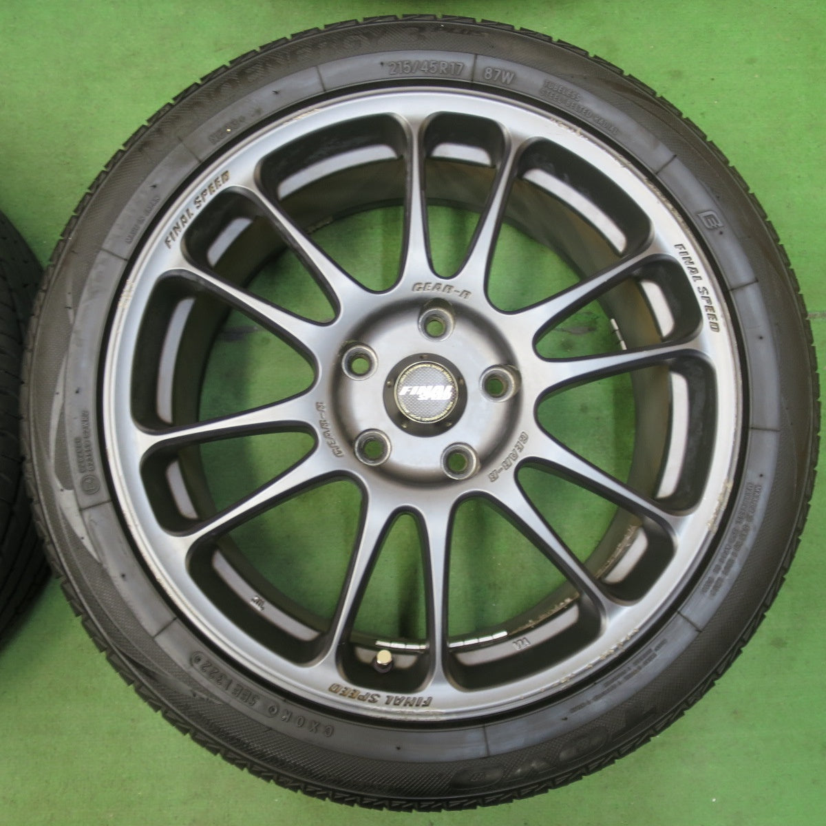 [送料無料] バリ溝！23年！ほぼ10分★215/45R17 ラウフェン S FIT as-01 トーヨー ナノエナジー3 プラス FINAL SPEED GEAR-R ファイナルスピード 17インチ PCD114.3/5H★5032003イノ