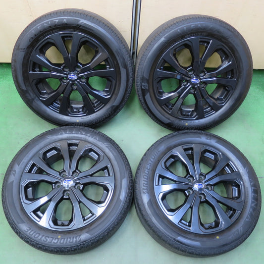 バリ溝！24年！キレイ！9.5分★スバル SK フォレスター 純正 225/55R18 ブリヂストン アレンザ LX100 18インチ PCD114.3/5H★6051002イノ