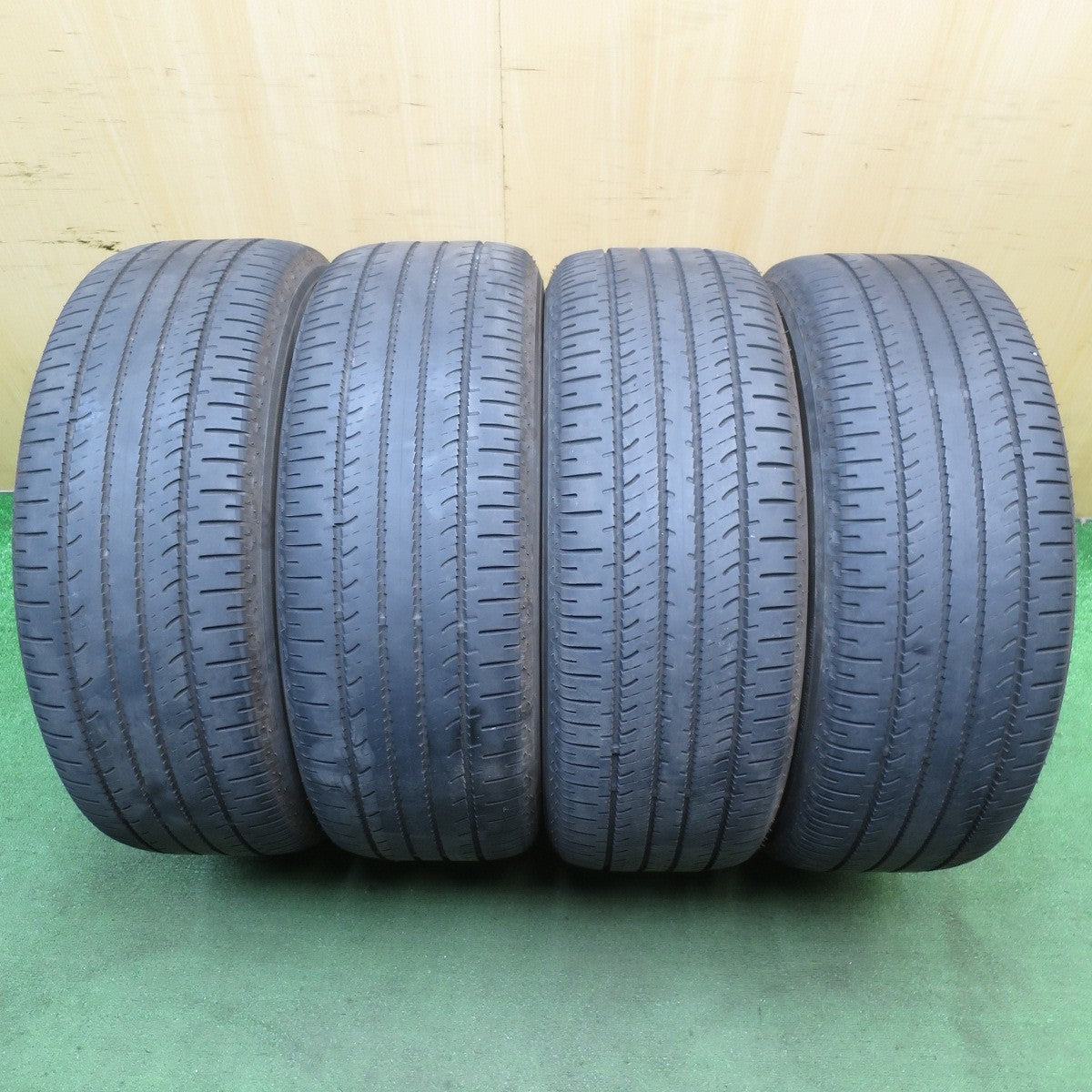 4本価格！22年★三菱 デリカ D:5 純正 225/55R18 ヨコハマ ジオランダー SUV 18インチ D5 PCD114.3/5H★5072403NJノ