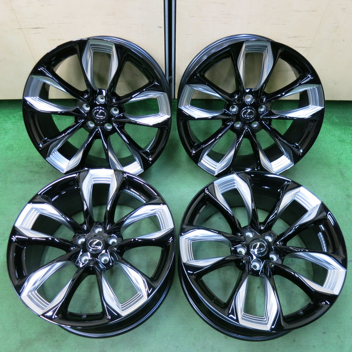 [送料無料] 新車外し★レクサス LC Sパッケージ 後期 純正 ホイール 21インチ 21×8.5J 21×9.5J PCD120/5H★5022603SYホ