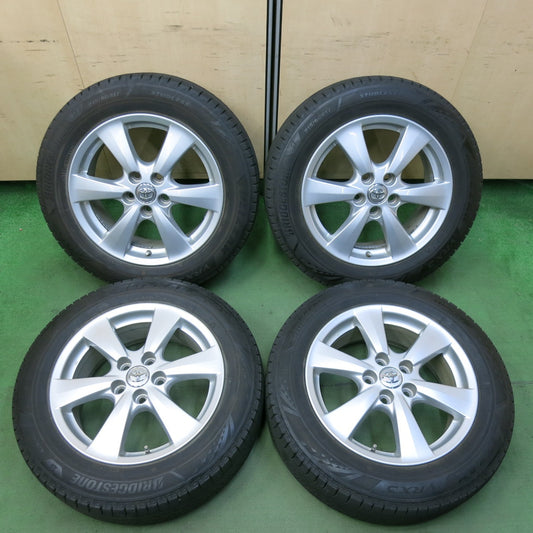 バリ溝！21年！9分★トヨタ 50系 エスティマ 純正 215/60R17 スタッドレス ブリヂストン ブリザック VRX3 17インチ PCD114.3/5H★5073006SYス