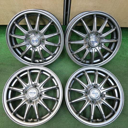 [送料無料] 4本価格★ZACK JP-812 MONZA JAPAN ホイール 14インチ ザック モンツァ 14×4.5J PCD100/4H★5012805SYホ
