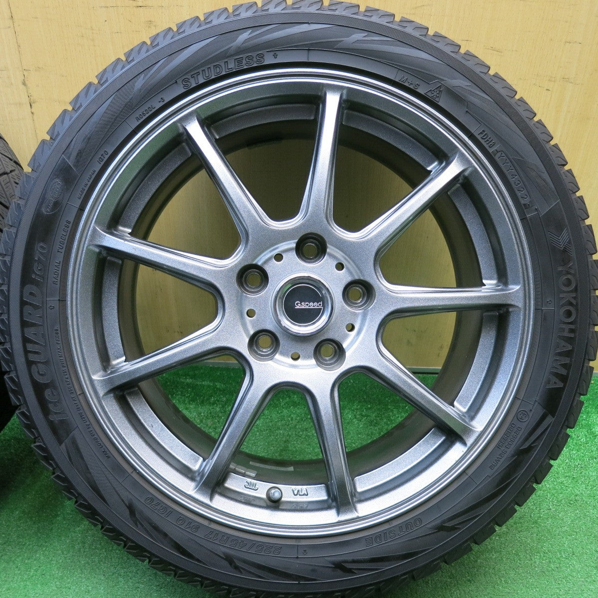 4本価格！22年★スタッドレス 225/45R17 ヨコハマ アイスガード iG70 G.speed Gスピード 17インチ PCD114.3/5H★6020510HAス