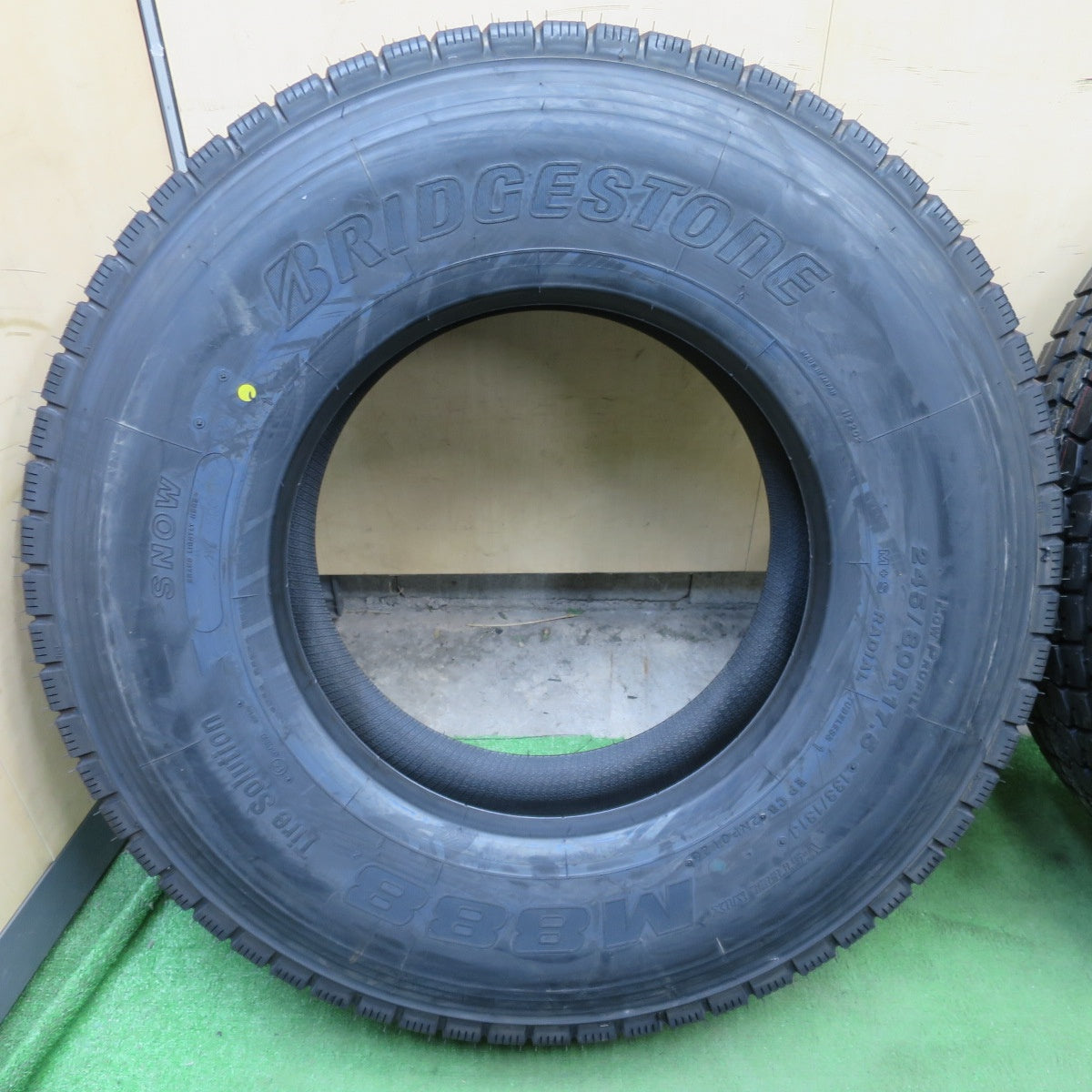 未使用！26年！6本◎トラック タイヤ 245/80R17.5 133/131J ブリヂストン M888 ミックス オールシーズン 17.5インチ◎6092501NGスタ