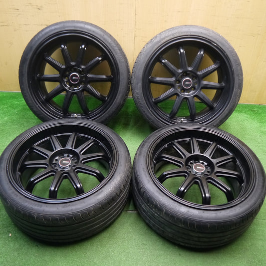 [送料無料] 4本価格★86 BRZ 等 5ZIGEN FIREBALL RR 5次元 225/40R18 アプタニー SPORT macro RA301 18インチ PCD100/5H★5031702Hノ