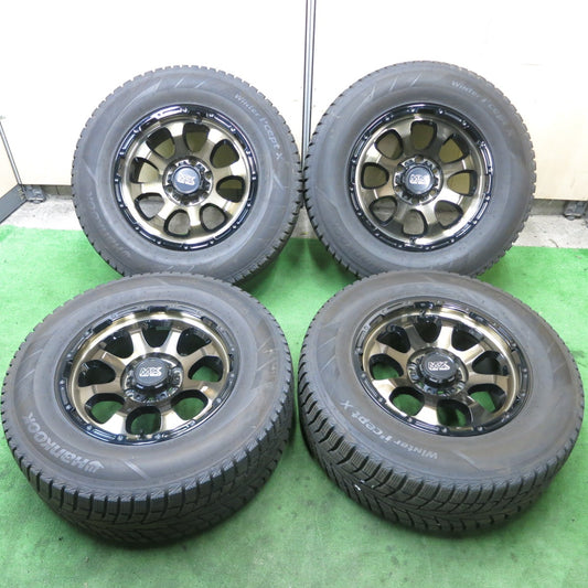 バリ溝！22年！キレイ！9.5分★スタッドレス MX MAD CROSS 265/65R17 ハンコック ウインター アイセプト X マッドクロス 17インチ PCD139.7/6H★5062502ナス