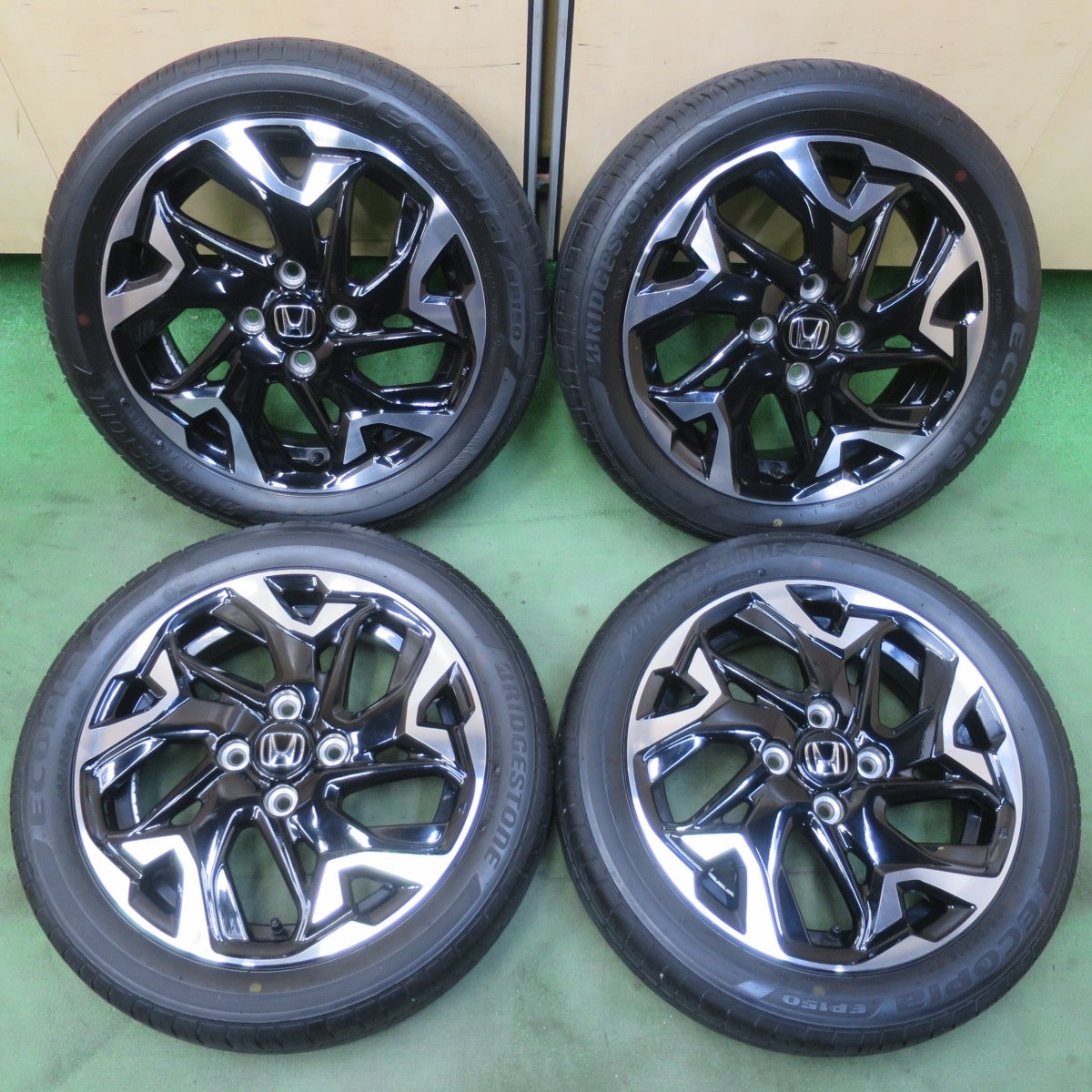 4本価格★ホンダ N-BOX カスタム 純正 165/55R15 ブリヂストン エコピア EP150 15インチ PCD100/4H★6031112イノ