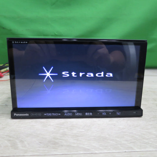 [送料無料] ☆パナソニック カーナビ ストラーダ CN-H510D フルセグ HDD DVD SD Bluetooth Strada Panasonic 現状品☆