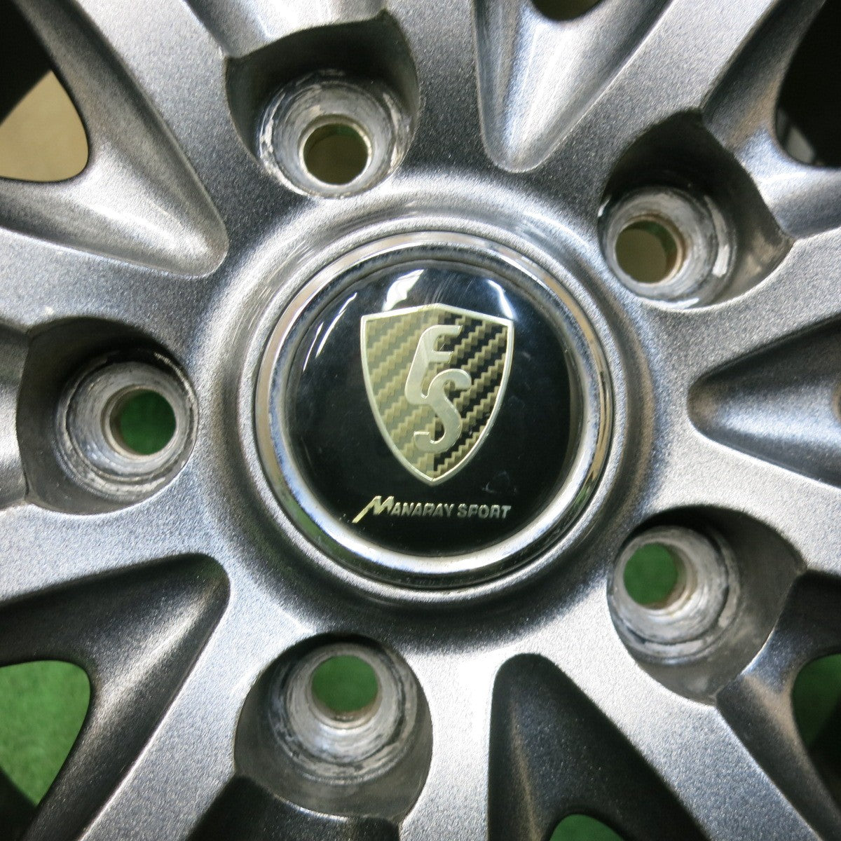 [送料無料] キレイ★MANARAY SPORT マナレイ スポーツ 16インチ ホイール 16×6.5J PCD114.3/5H★5031409SYホ
