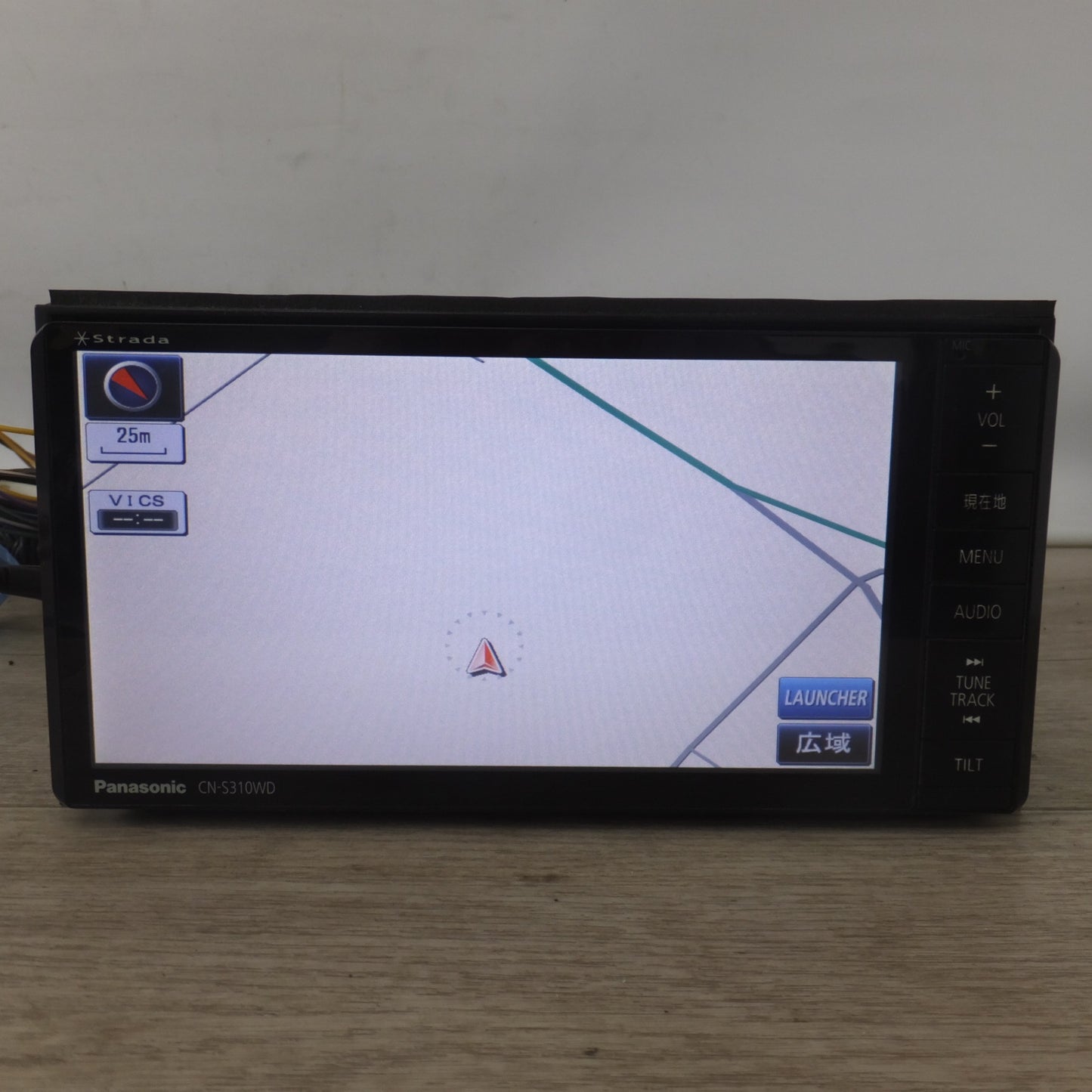 [送料無料] ★パナソニック製 スバル 純正 SDカーナビステーション Sシリーズ Strada CN-S310WDFA(23)★