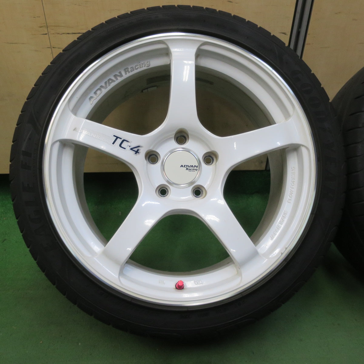 4本価格★ADVAN Racing TC-4 235/40R18 グッドイヤー イーグル F1 アシンメトリコ2 18インチ アドバン レーシング PCD114.3/5H★5051719イノ