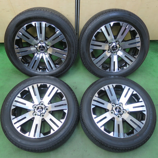 バリ溝！21年！ほぼ10分★三菱 デリカ D:5 純正 225/55R18 ヨコハマ ジオランダー SUV G055 18インチ D5 PCD114.3/5H★5092705イノ