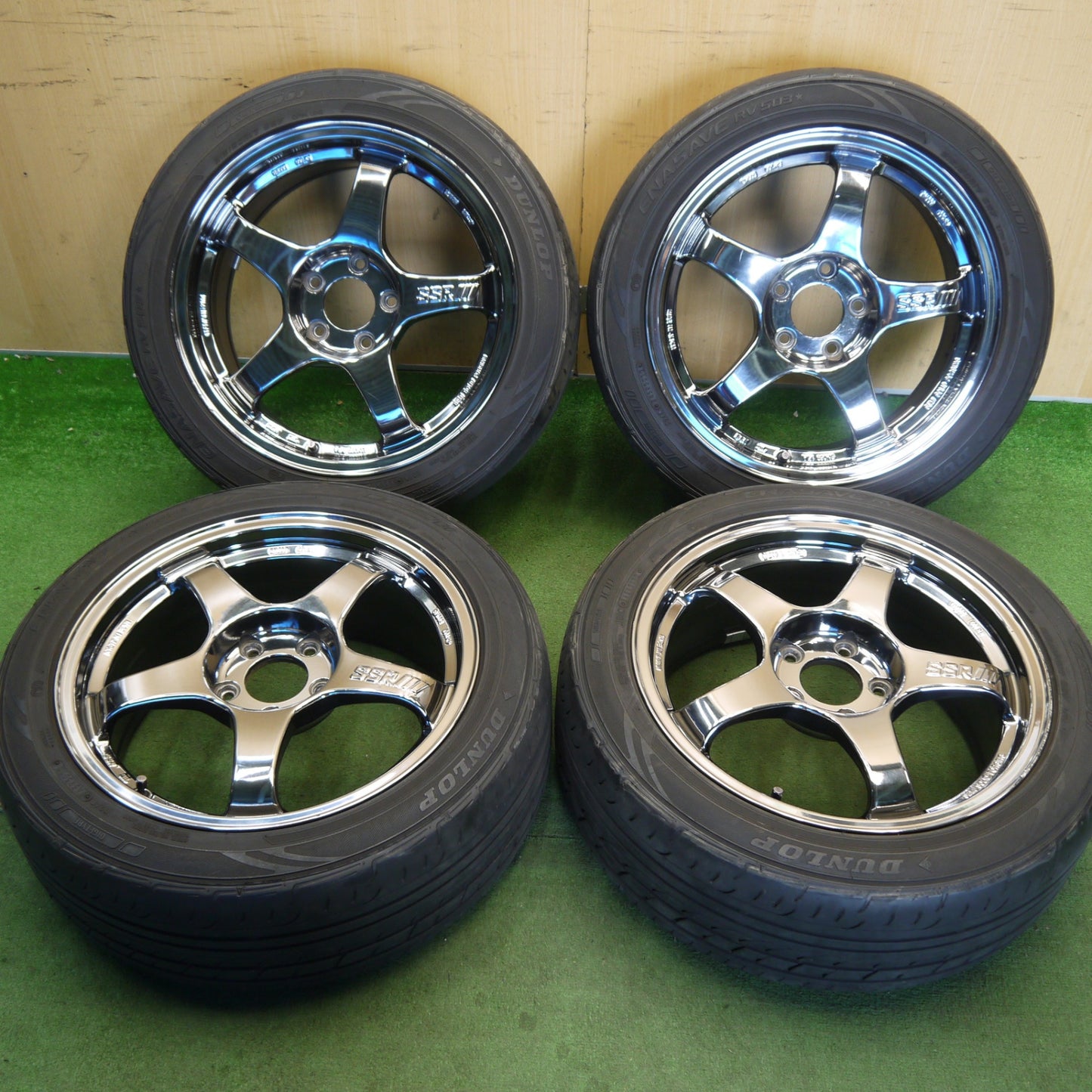 4本価格★SSR INTEGRAL GT2 215/50R17 ダンロップ エナセーブ RV503 インテグラル 17インチ PCD114.3/5H★6051206Hノ