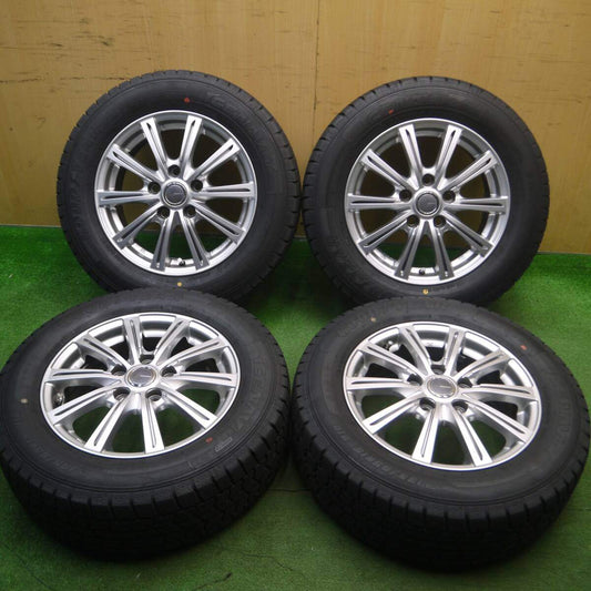 バリ溝！22年！キレイ！ほぼ10分★スタッドレス 195/65R15 グッドイヤー アイスナビ7 MiLLOUS ミルアス 15インチ PCD114.3/5H★5030305Hス