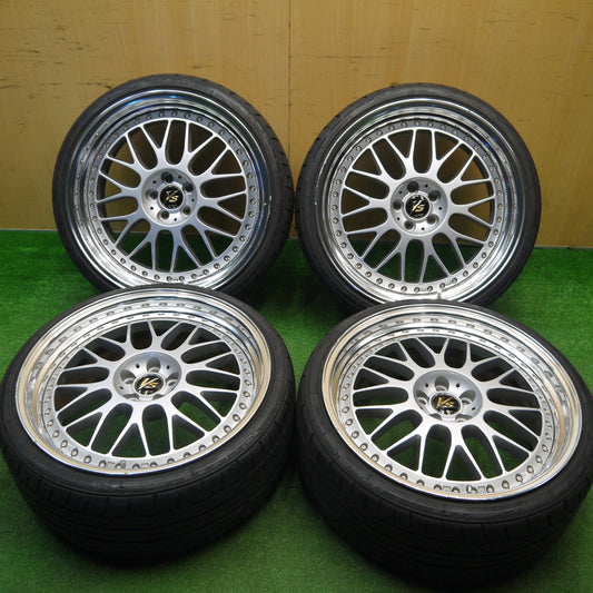 4本価格！23年★プリウス 等 WORK VS XXSR 215/35R19 ニットー NT555 G2 ワーク 19インチ PCD100/5H★5111103Hノ