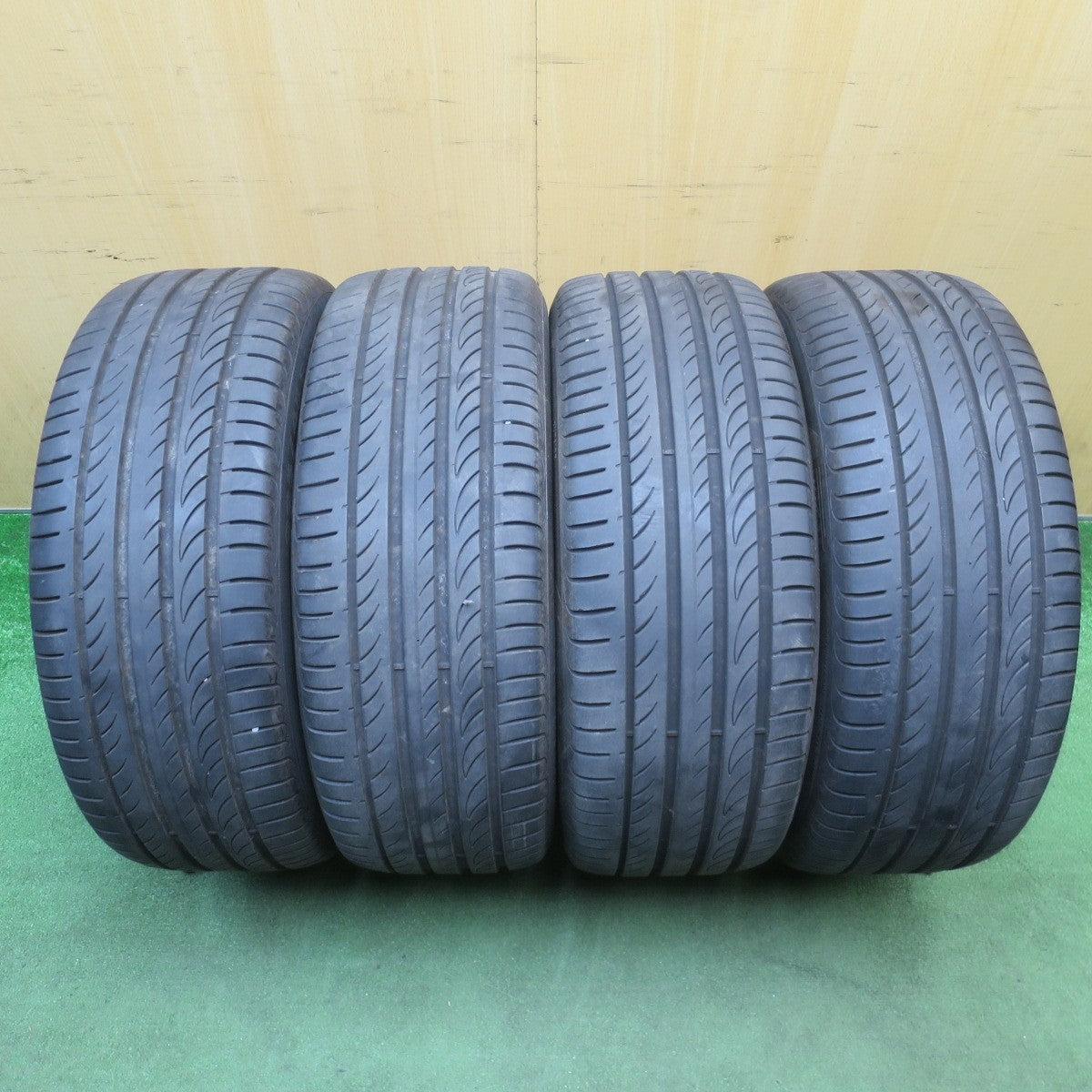 バリ溝！24年！8.5分★スバル SG9 フォレスター STi 純正 225/45R18 ピレリ POWERGY パワジー 18インチ PCD100/5H★6042705NJノ