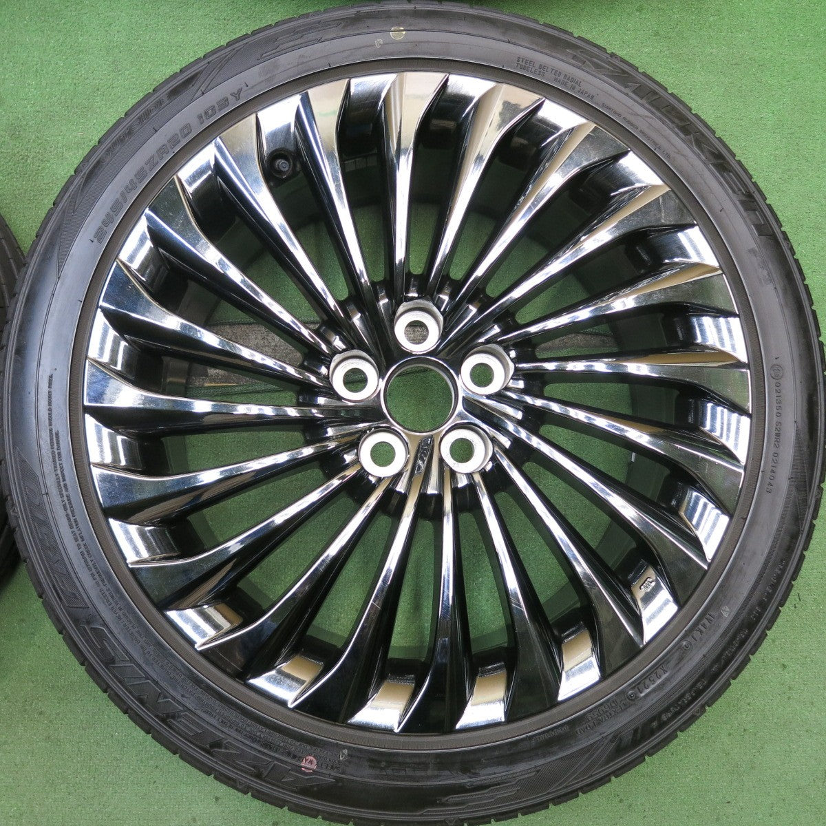 バリ溝！8.5分◎トヨタ MIRAI ミライ 純正 OP 245/45R20 ファルケン AZENIS FK510 20インチ PCD120/5H◎6082501HAノ