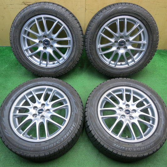 バリ溝！キレイ！9.5分★インプレッサ 等 205/55R16 スタッドレス ブリヂストン ブリザック REVO GZ FEID 16インチ PCD100/5H★5042205TNス