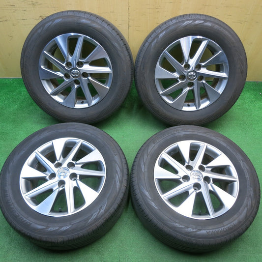 バリ溝！23年！9分★トヨタ 20系 アルファード ヴェルファイア 純正 215/65R16 ヨコハマ BluEarth-RV RV03 16インチ PCD114.3/5H★5041805TNノ