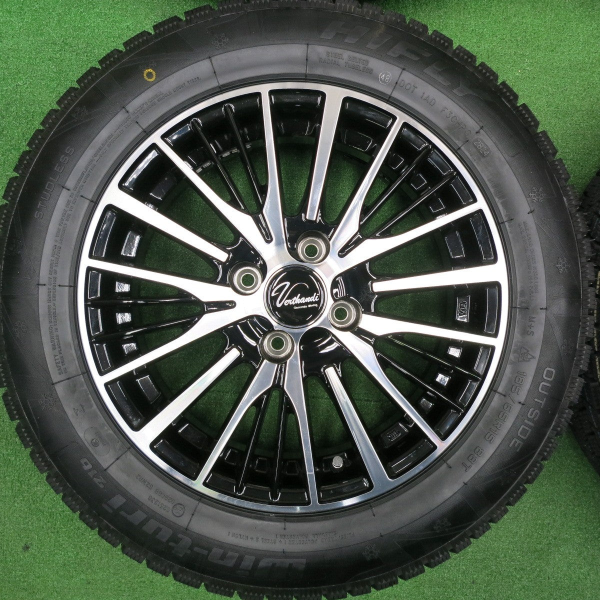 [送料無料] 未使用！24年★スタッドレス 185/65R15 ハイフライ Win-turi 216 Verthandi ヴェルザンディ ヴェルサンディ 15インチ PCD100/4H★4112611TNス
