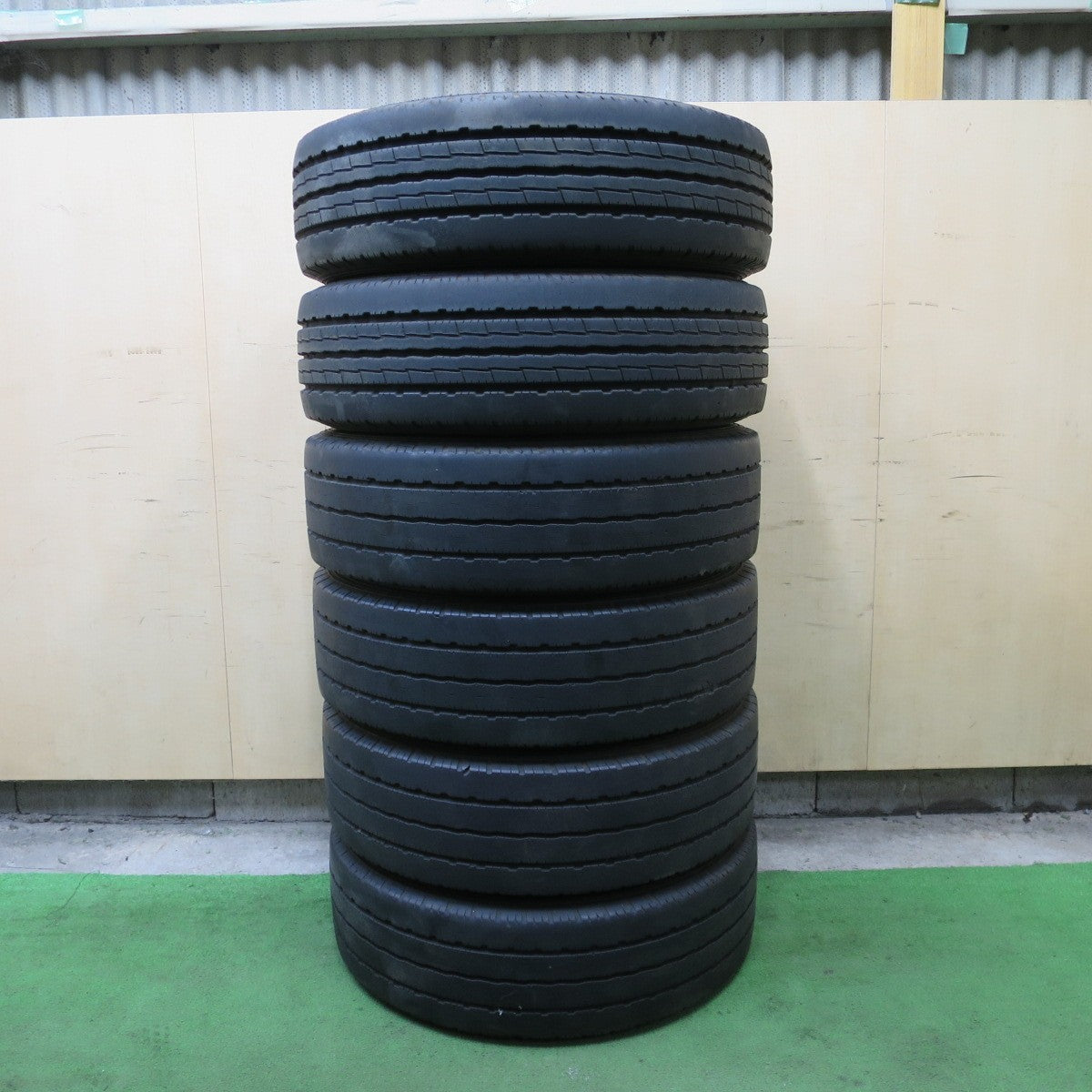 バリ溝！8.5分！6本★トラック 205/65R16 109/107L 12PR ヨコハマ LT151R TOPY スチール ホイール 116.5-8TC 16インチ PCD203.2/5H★6040801ナノ