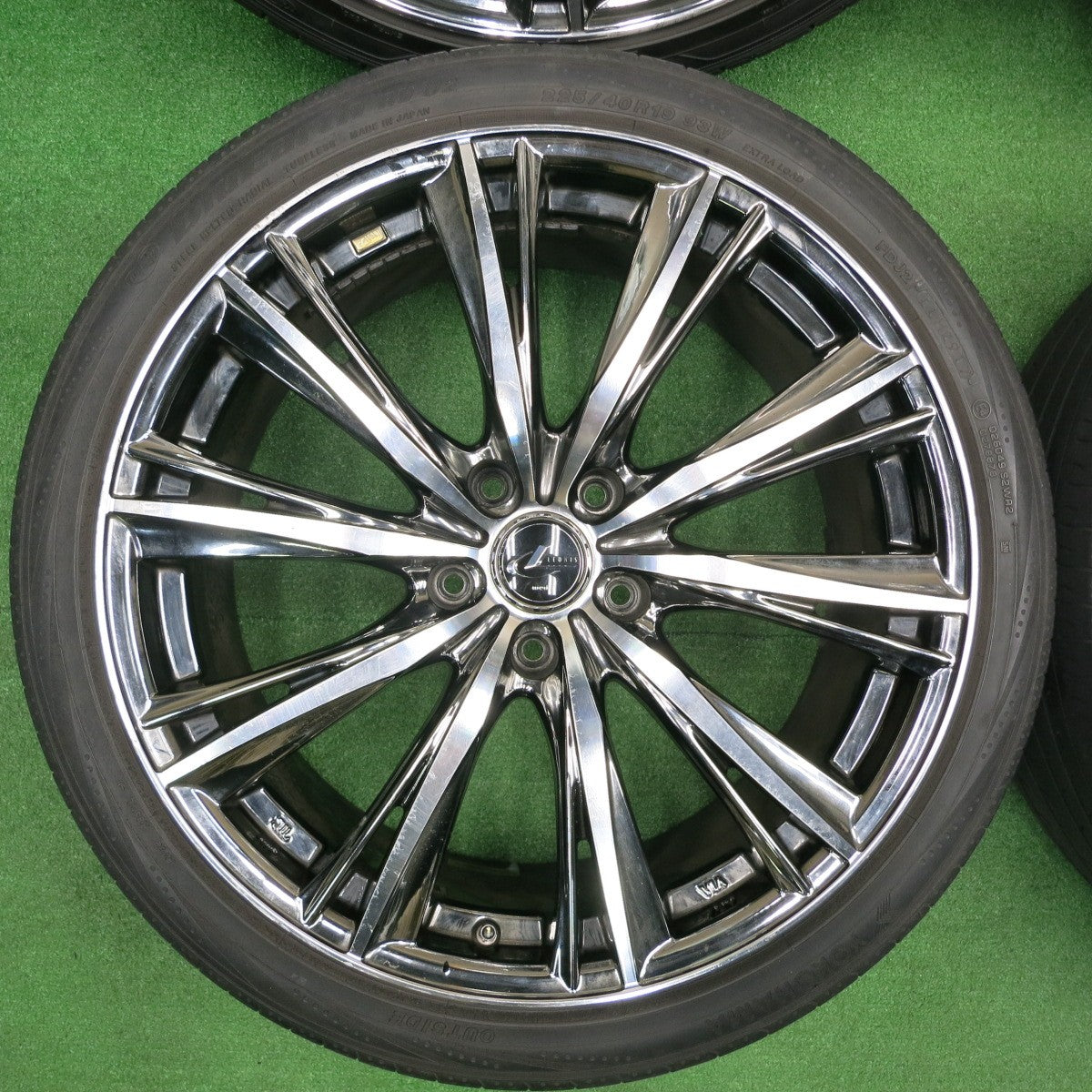 [送料無料] バリ溝！23年！9.5分★LEONIS WX 225/40R19 グッドイヤー イーグル LS EXE ヨコハマ ブルーアース RV-02 レオニス 19インチ PCD114.3/5H★4111303TNノ