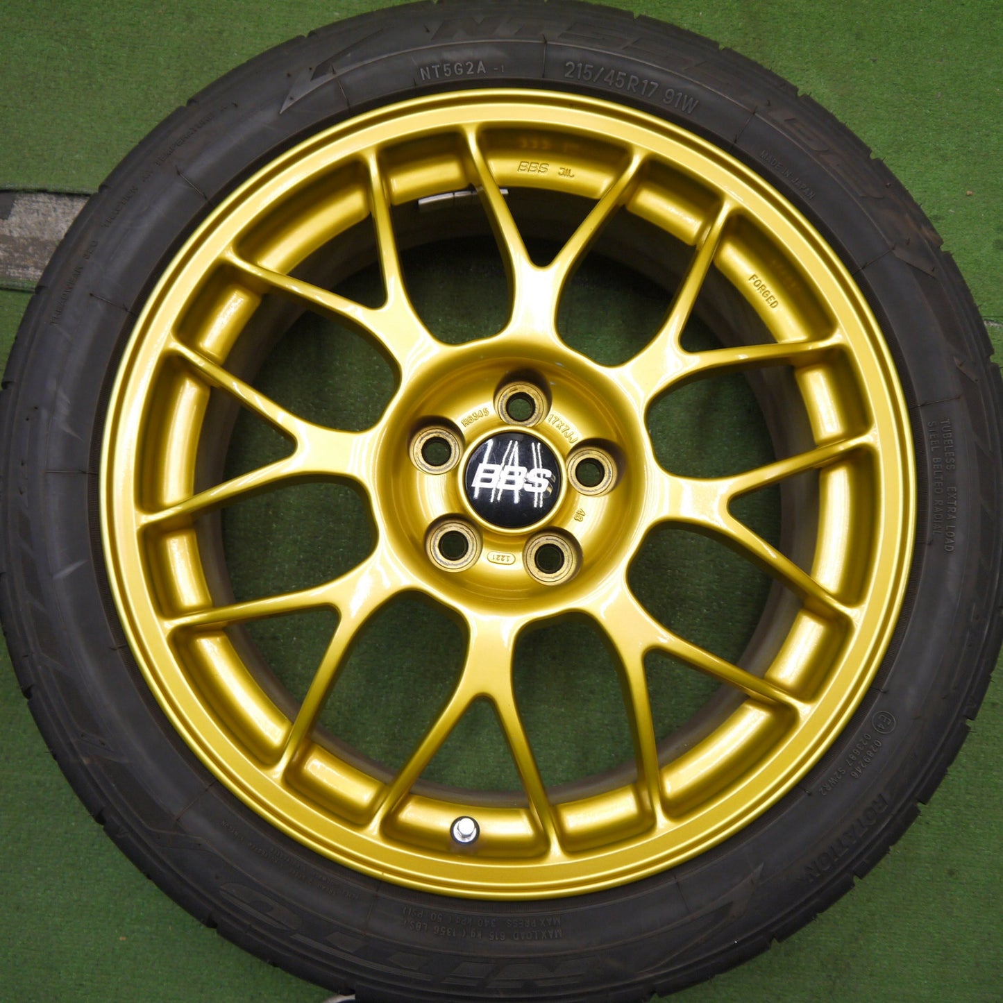 キレイ★スバル フォレスター STI 純正 BBS RG345 215/45R17 ニットー NT555 G2 17インチ PCD100/5H★5070105Hノ