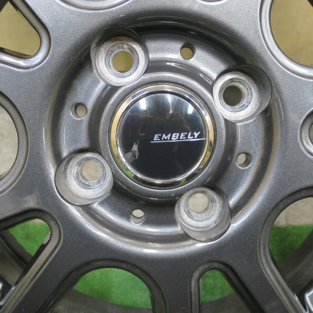 バリ溝！22年！キレイ！9.5分★スタッドレス 155/65R14 ハイフライ Win-turi 212 EMBELY S10 GM エンベリー 14インチ PCD100/4H★6021101TTス