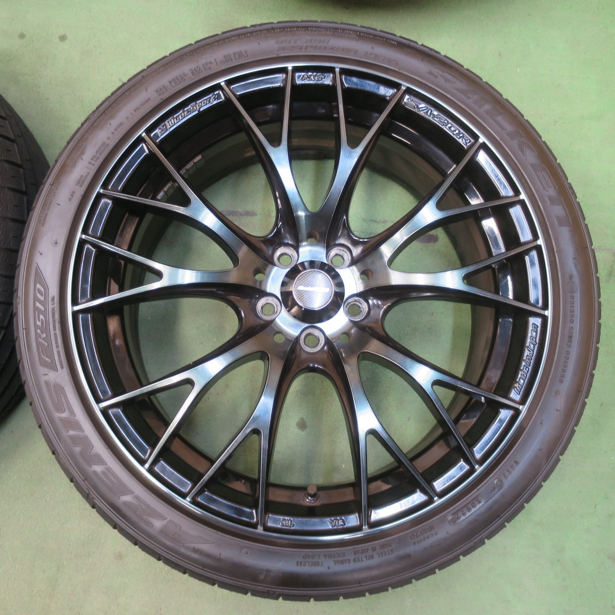バリ溝！22年！キレイ！9分★86 BRZ 等 WedsSport SA-20R AMF 225/40R18 ファルケン アゼニス FK510 18インチ ウェッズスポーツ PCD100/5H★6043004イノ