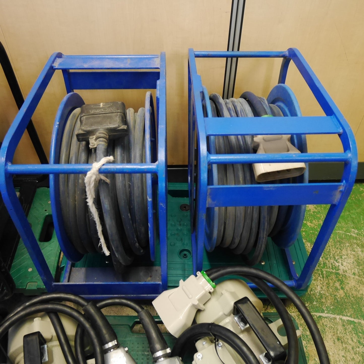 【岐阜発 直接引取限定】まとめ売り☆EXEN エクセン 高周波 エンジン 発電機 バイブレーター HAG136MF 高周波 振動 モーター HKM75LFSA TACOM 大旭建機 コードリール 盤 TCD8030 ベースブレード☆