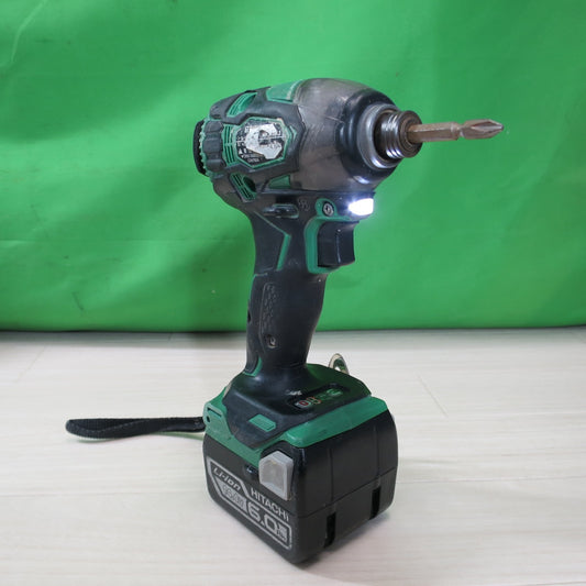 [送料無料] ☆日立工機 コードレス インパクト ドライバー 14.4V WH14DDL2? 充電器 バッテリー 付き 電動 工具☆