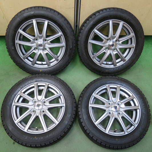 ほぼ未使用！キレイ★スタッドレス 155/65R14 グッドイヤー アイスナビ6 SEIN SS ザイン 14インチ PCD100/4H★6051009イス