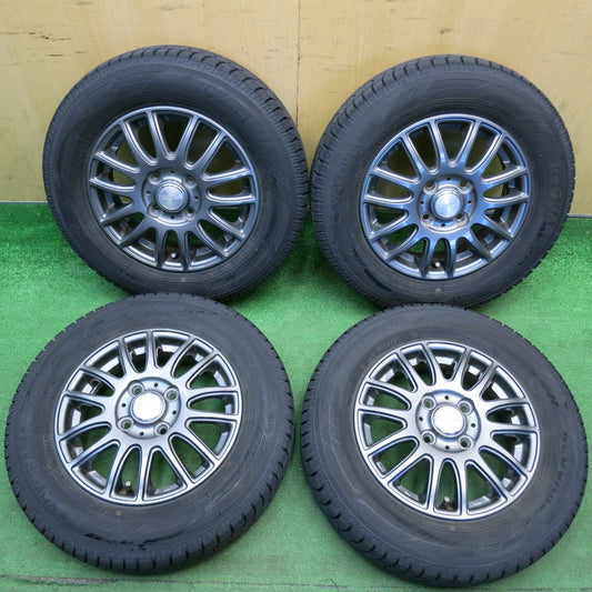 バリ溝！キレイ！8.5分★スタッドレス 145/80R13 ヨコハマ アイスガード iG60 E spider 社外 アルミ 13インチ PCD100/4H★6041106HAス