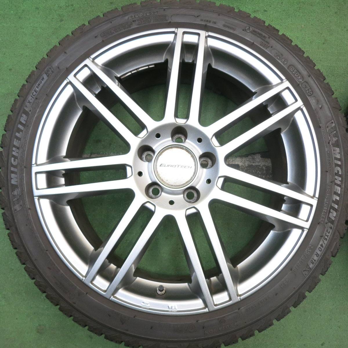 センサー付き★ベンツ 等 EUROTECH TW7 235/40R18 スタッドレス ミシュラン X-ICE SNOW ユーロテック 18インチ PCD112/5H★5081005HAス
