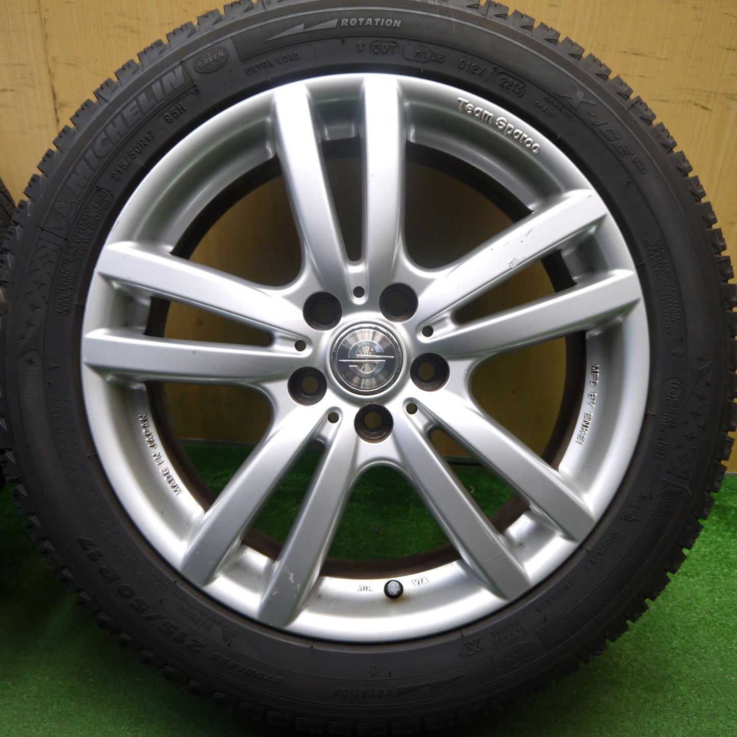 4本価格★ボルボ 等 215/50R17 スタッドレス ミシュラン X-ICE XI3 Team Sparco チームスパルコ 17インチ PCD108/5H★5050906Hス