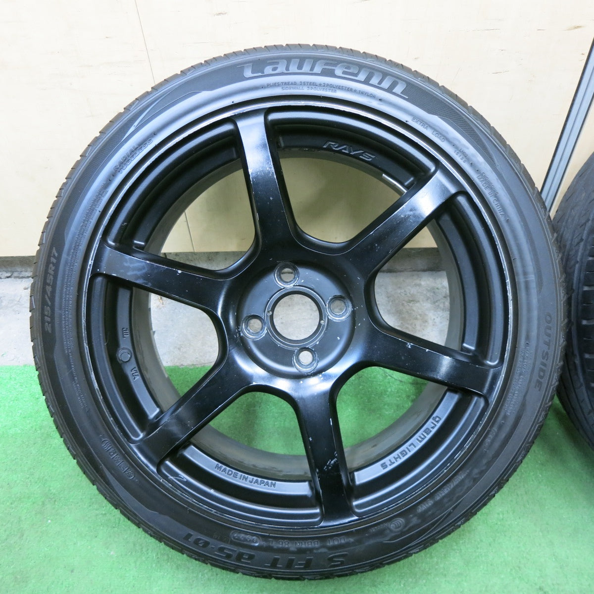 4本価格！22年★RAYS gramLIGHTS 57C6 215/45R17 ラウフェン S FIT as-01 レイズ グラムライツ 17インチ PCD100/4H★6012401ナノ