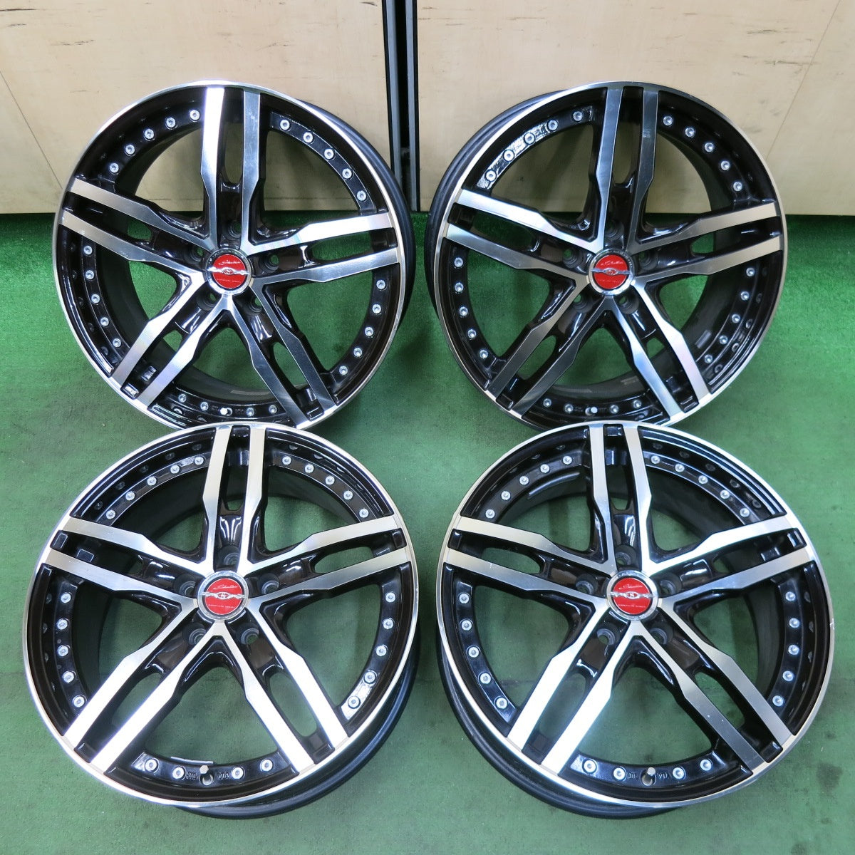 [送料無料] 4本価格★Shallen XF-55 KYOHO シャレン 共豊 18インチ ホイール 18×7.5J PCD114.3/5H★5030711SYホ