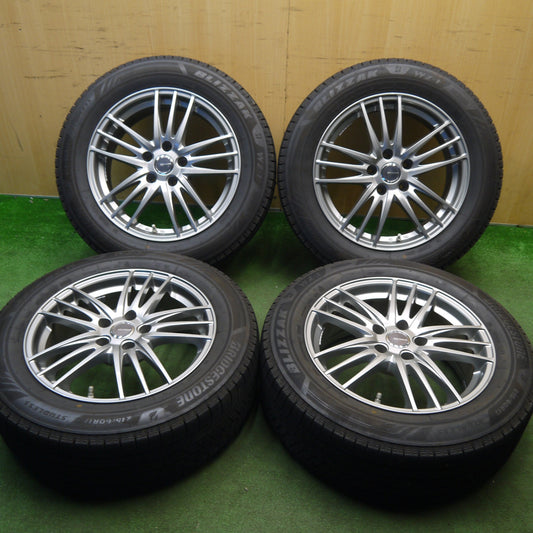 トヨタ純正センサー付！バリ溝！25年！キレイ！ほぼ10分★スタッドレス 215/60R17 ブリヂストン ブリザック WZ-1 ECO FORME SE-18 エコフォルム 17インチ PCD114.3/5H★6031803Hス
