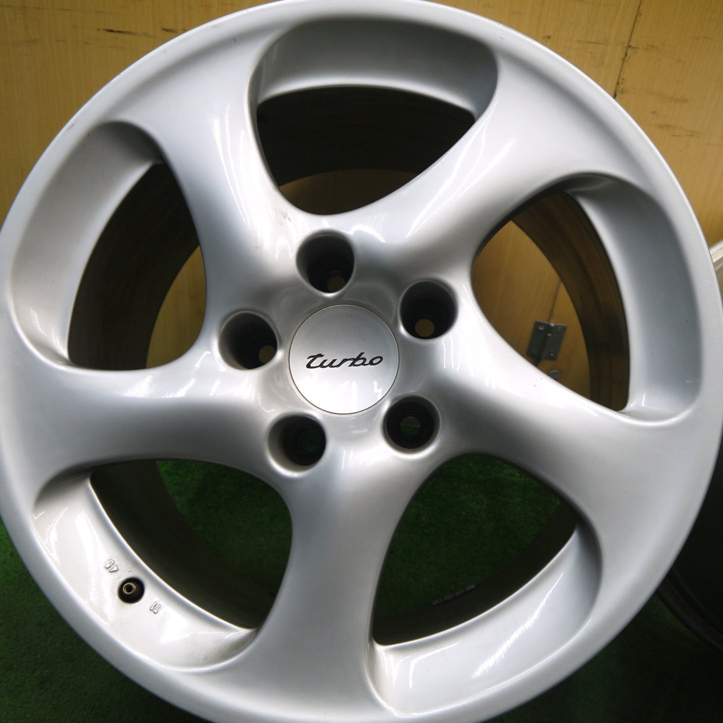 4本価格★ポルシェ 911 996 カレラ 4S 純正 ホイール 18インチ 18×8J 18×11J PCD130/5H★5081202Hホ