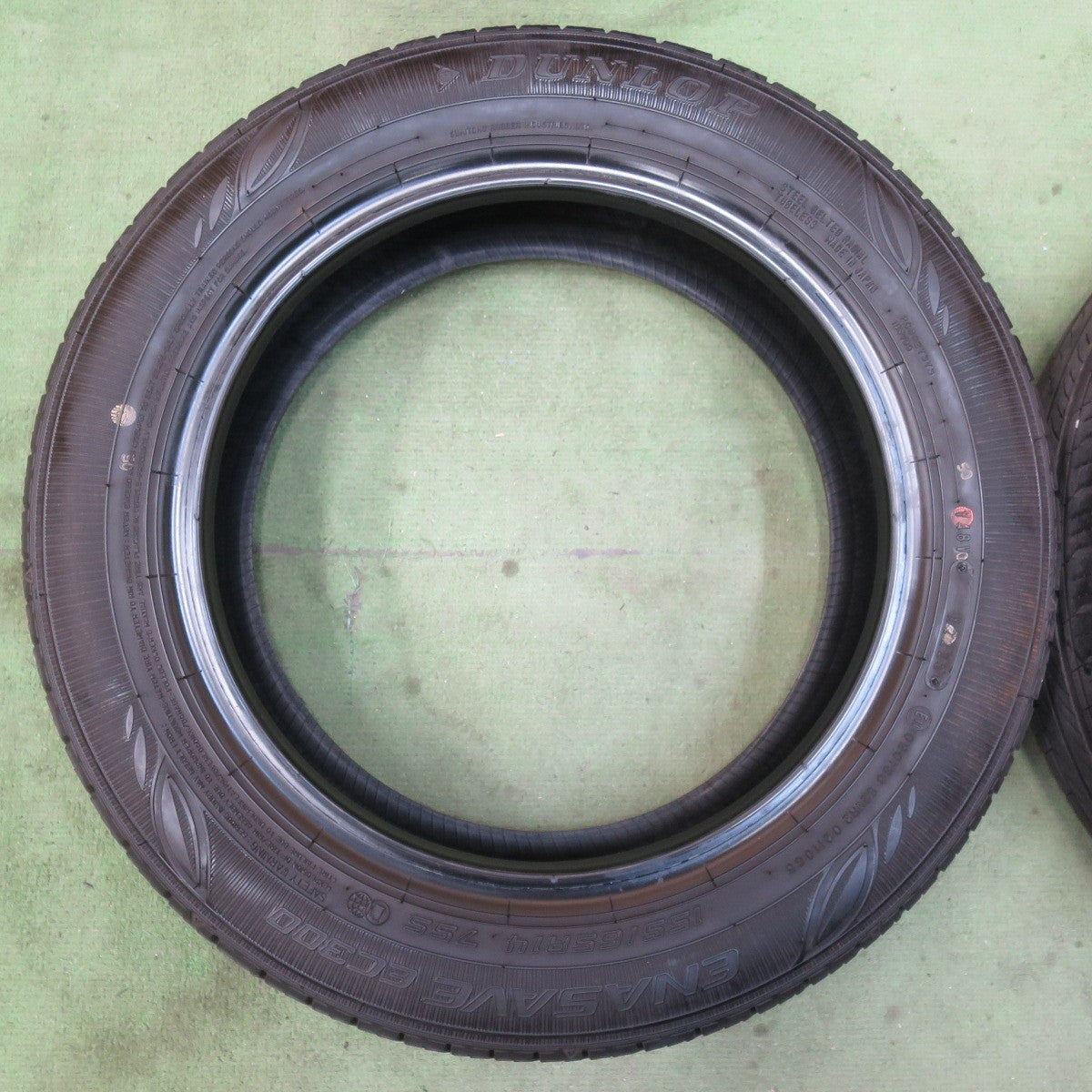 バリ溝！25年！9.5分以上★155/65R14 ダンロップ エナセーブ EC300 タイヤ 14インチ タント ワゴンR スペーシア N-BOX 等★5121703イノタ