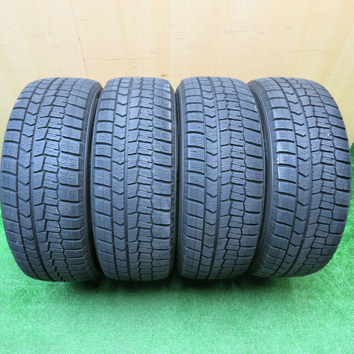 バリ溝！21年！9.5分★BMW 等 KELLENERS Jr GF5 225/55R17 スタッドレス ダンロップ ウインターマックス WM02 ケレナーズ ジュニア 17インチ PCD112/5H★5102304HAス