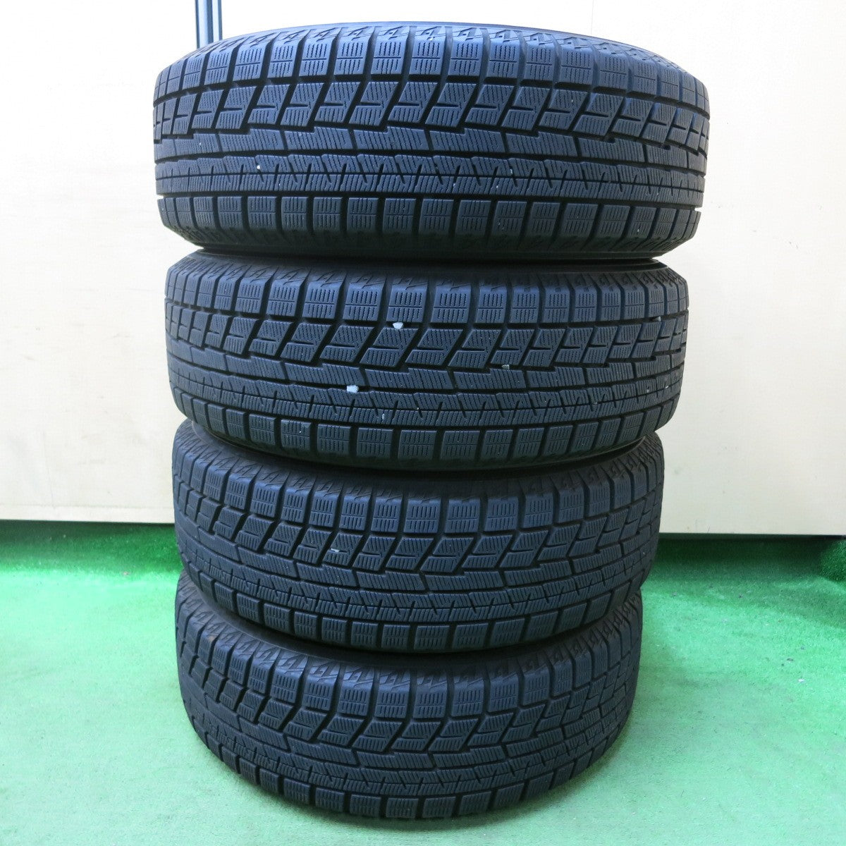 [送料無料] バリ溝！21年！キレイ！9.5分★スタッドレス 195/65R15 ヨコハマ アイスガード iG60 SPORT RUOTA 15インチ PCD114.3/5H★4111212SYス