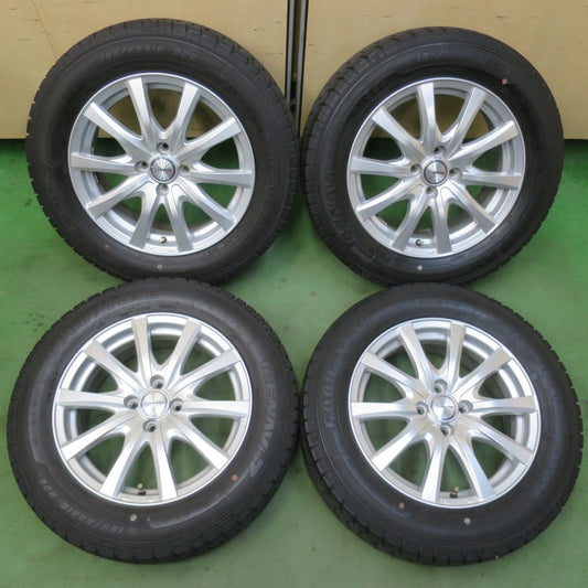 バリ溝！キレイ！8.5分★スタッドレス 195/65R16 グッドイヤー アイスナビ7 ravrion RS01 ラブリオン 16インチ PCD100/4H★6022301イス