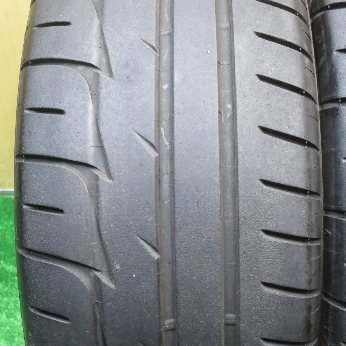 バリ溝！21年！8.5分★三菱 コルト ラリーアート バージョンR 純正 205/45R16 ブリヂストン ポテンザ RE-11 16インチ PCD114.3/4H★5112704NJノ