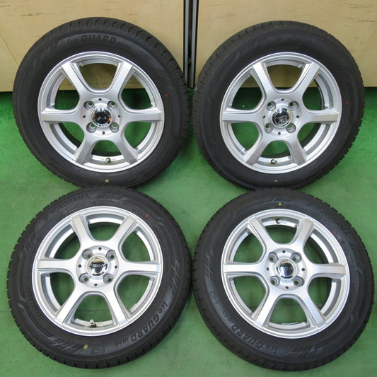 [送料無料] バリ溝！9分★スタッドレス 155/65R14 ヨコハマ アイスガード iG60 WEZEN 14インチ PCD100/4H★5011604イス