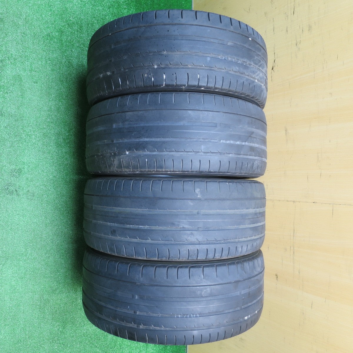 4本価格★アウディ S4 A4 S5 A5 純正 245/40R18 ヨコハマ アドバン スポーツ V105 18インチ PCD112/5H★5102602NJノ